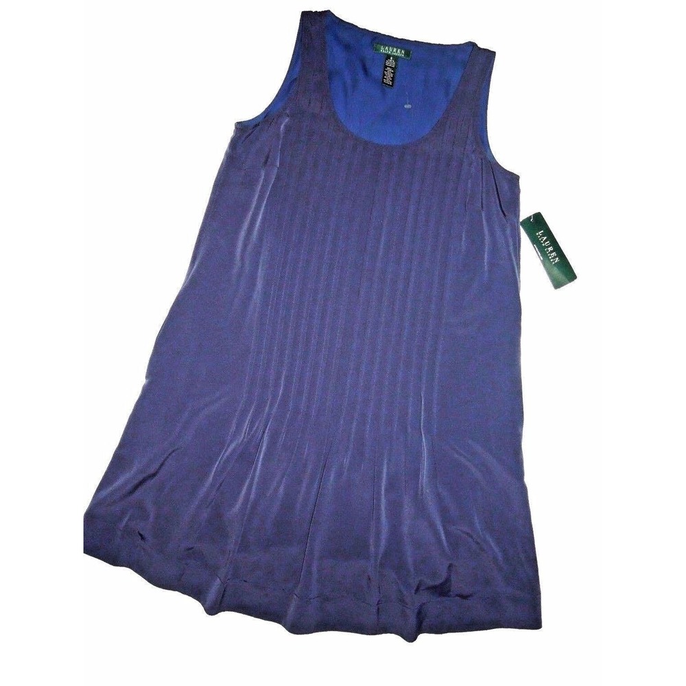 LAUREN Ralph Lauren Navy DRESS sleeveless size 6